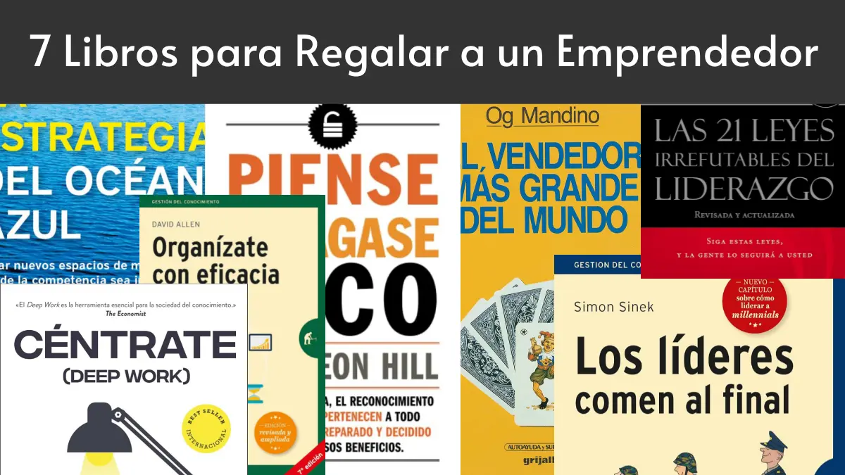 TOP 7 Libros para Regalar a un Emprendedor