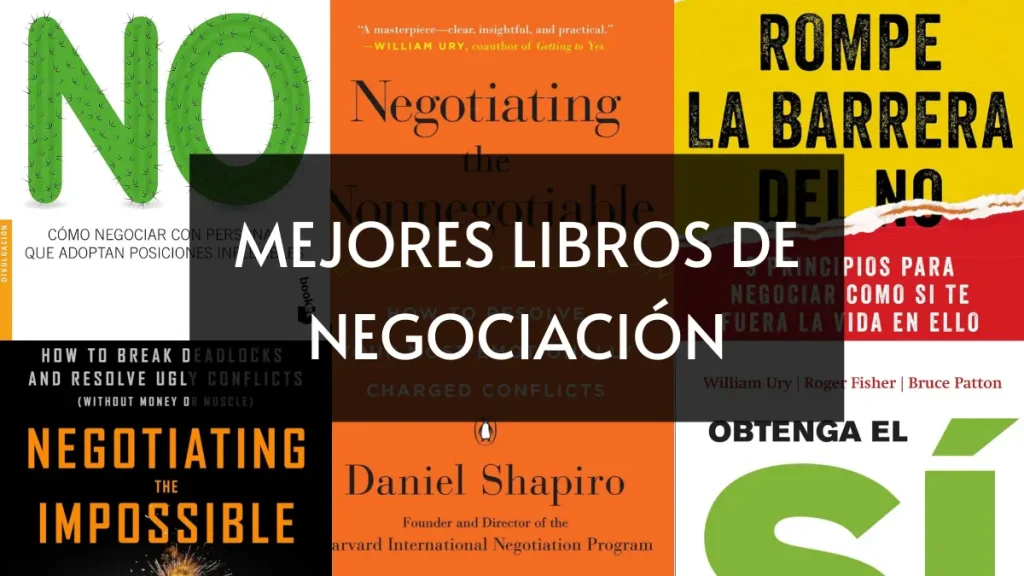Portada mejores libros de negociación
