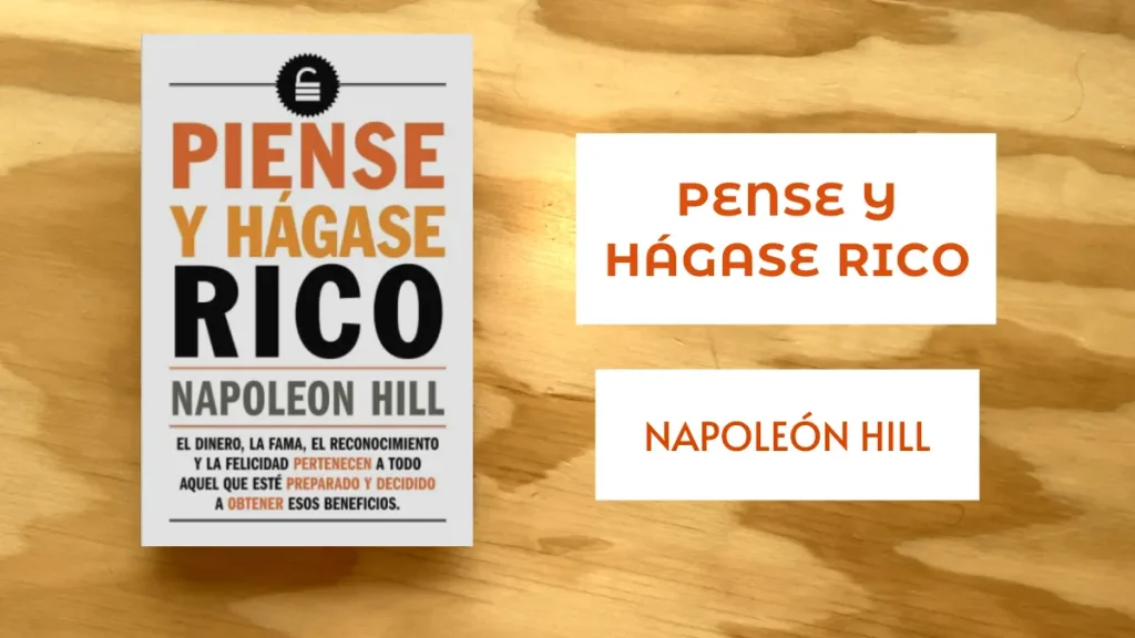 Portada Piense y Hágase Rico por Napoleon Hill